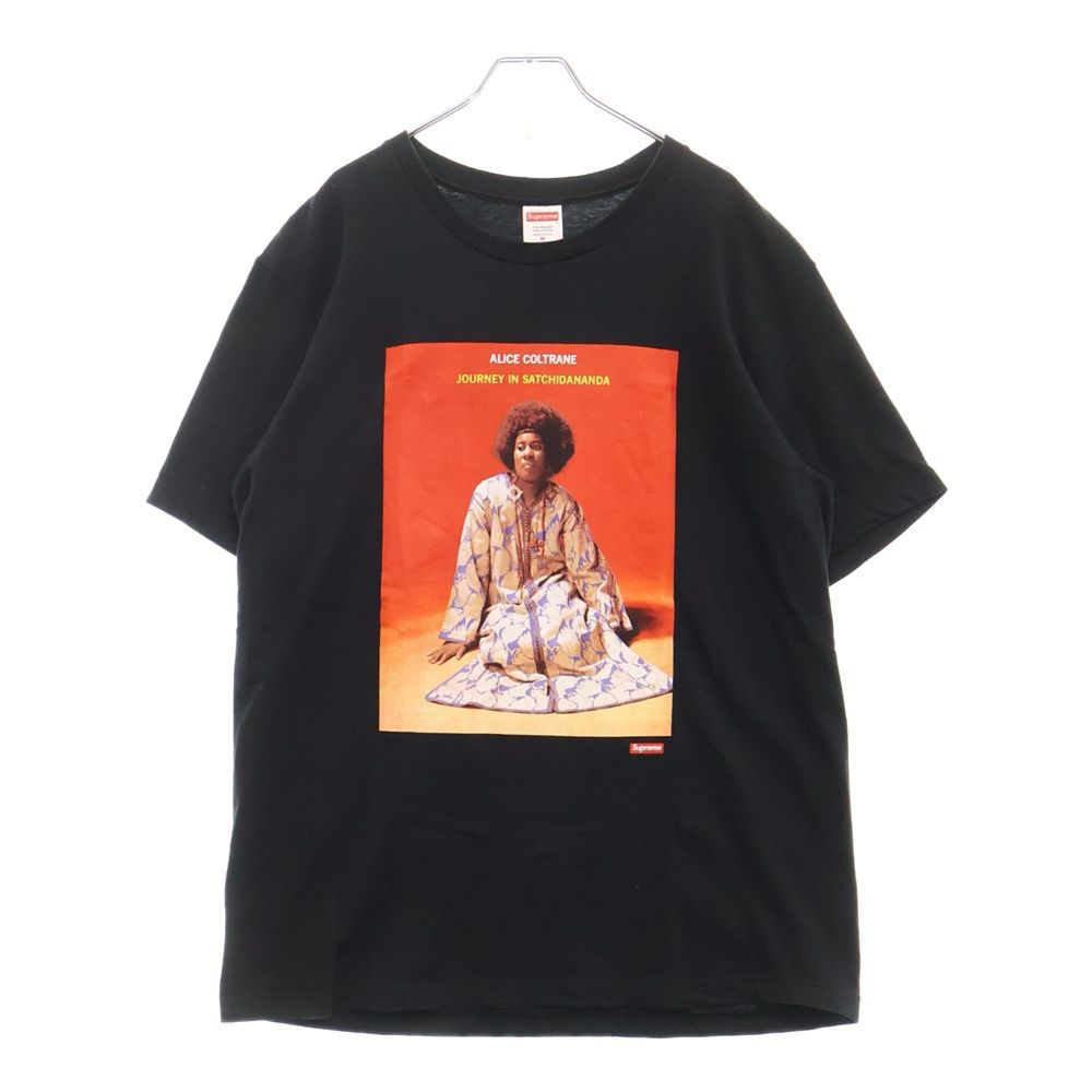 SUPREME シュプリーム 24SS Satchidananda Tee サッチダナンダ ロゴ フォト クルーネック 半袖 Tシャツ カットソー ブラック