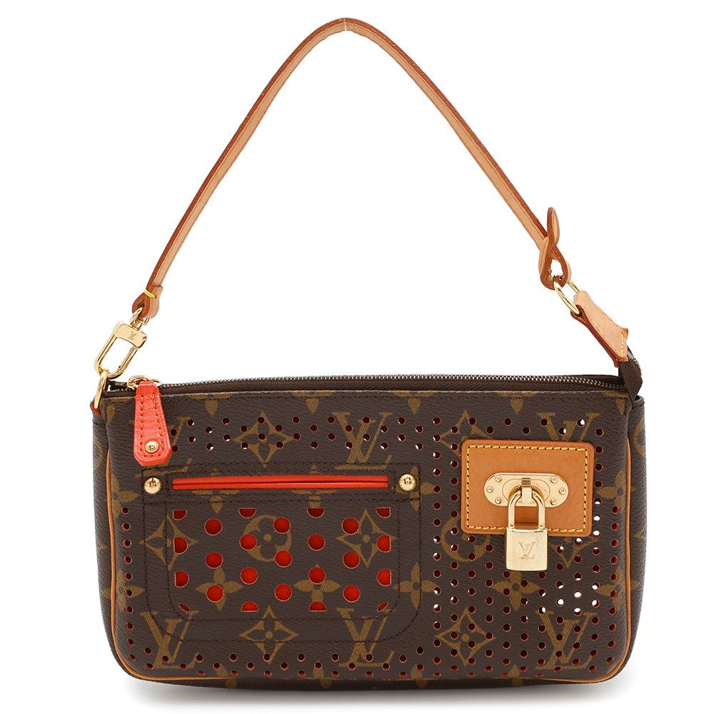 ルイヴィトン ハンドバッグ モノグラム ペルフォ ポシェット アクセソワール M95185 LOUIS VUITTON ミニバッグ ポーチ