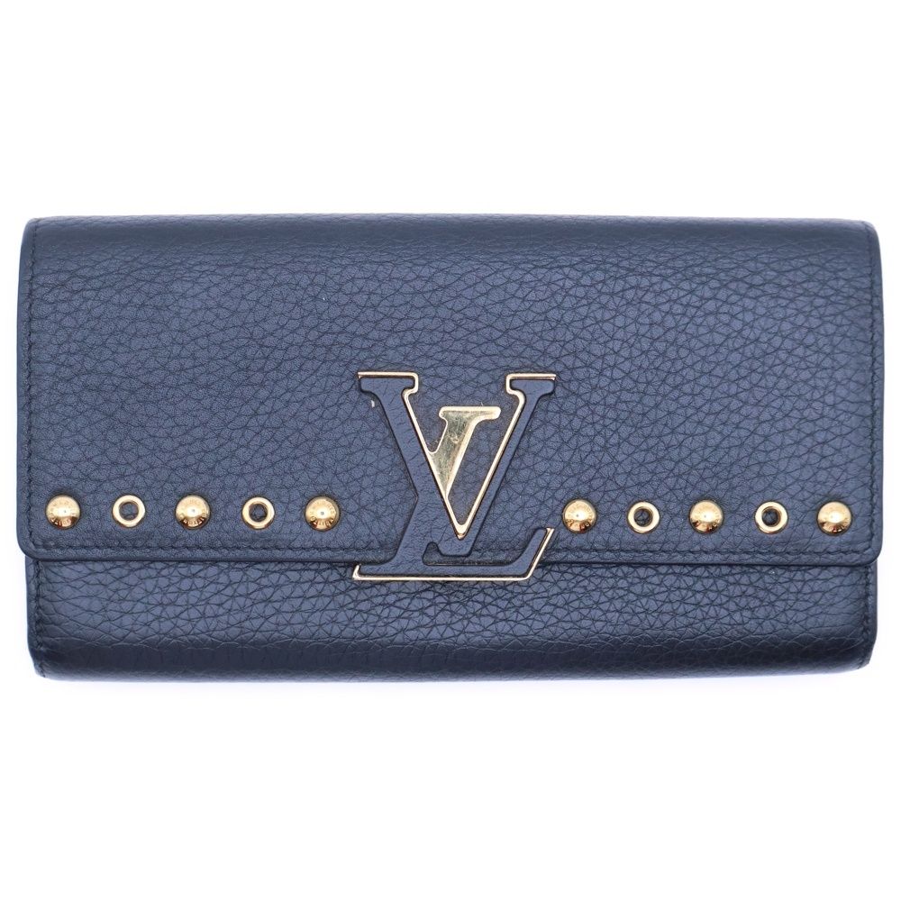 LOUIS VUITTON ポルトフォイユ カプシーヌ 二つ折り長財布 ノワール