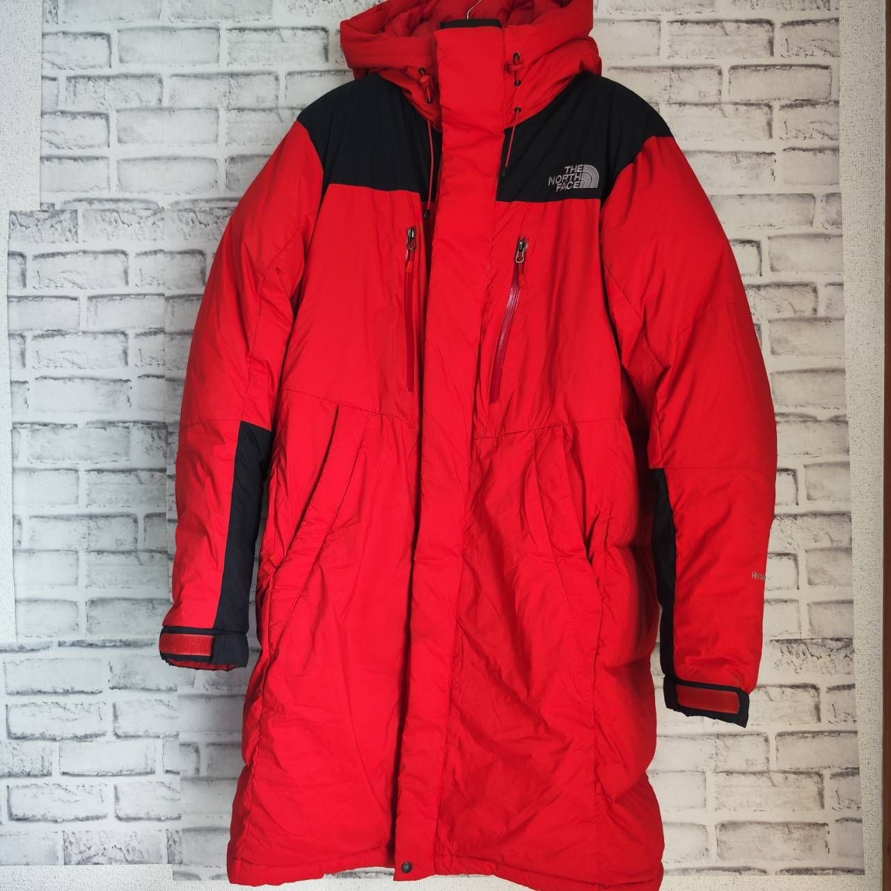 ノースフェイス【THE NORTH FACE】マウンテンダウンコート 赤黒 HYVENT 105（XL）ロング ダウンジャケット  メンズ（NFC1DG50） - メルカリ