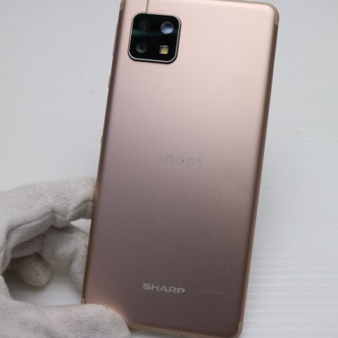 超美品 SIMフリー SH-M15 AQUOS sense4 ライトカッパー 即日発送