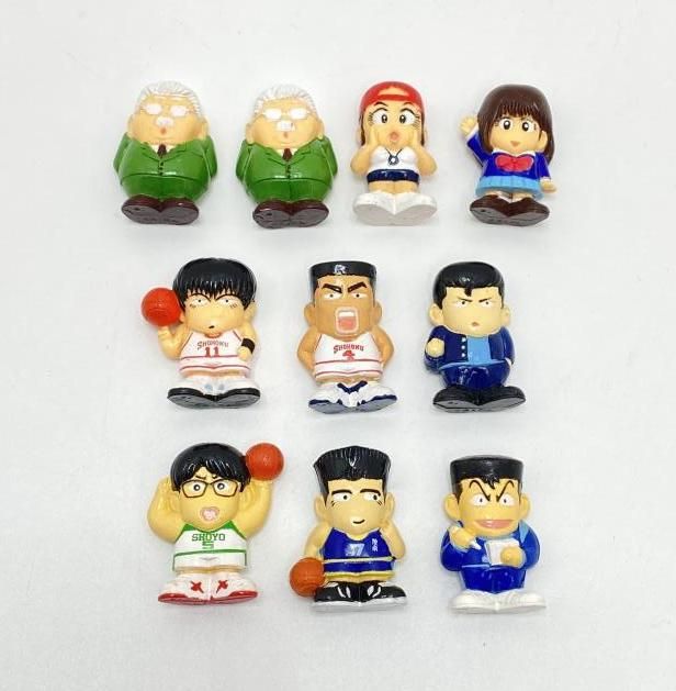 スラムダンク　きゃらかーん　下敷　非売品　販促品 スラムダンク きゃらかーん下敷き☆湘北メンバー＆他校