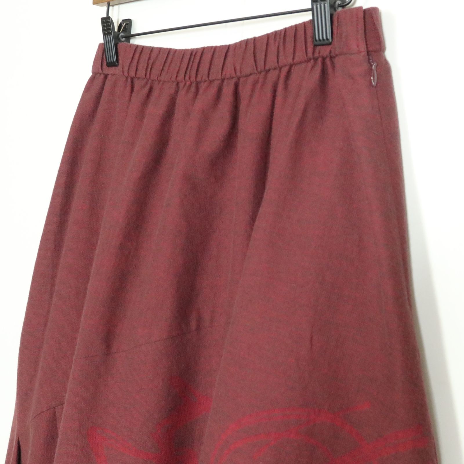 センソユニコ 慈雨☆ギャザースカート おしゃれなアシメトリーデザイン