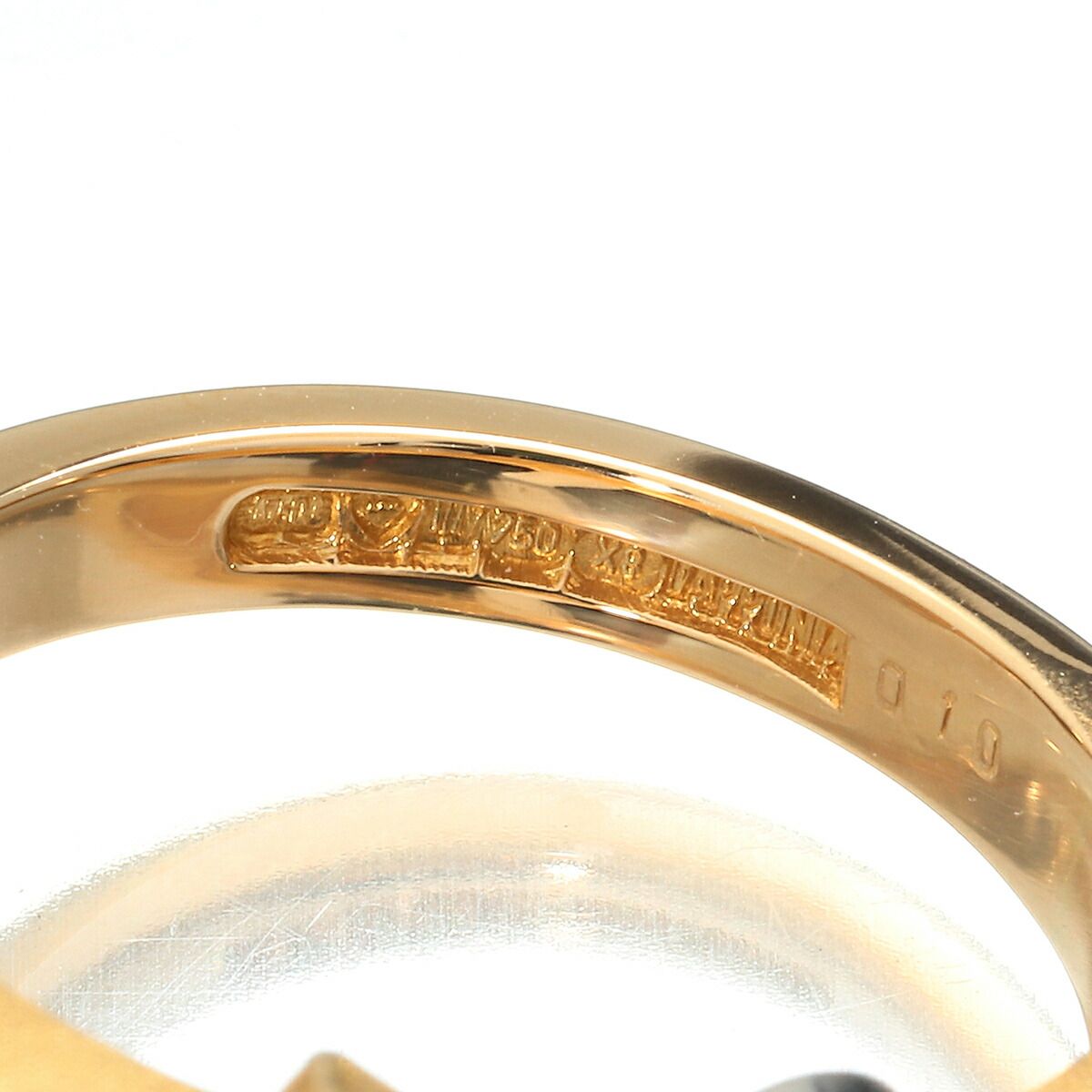ラポーニア リング 指輪 ダイヤモンド K18 13号 LAPPONIA 中古