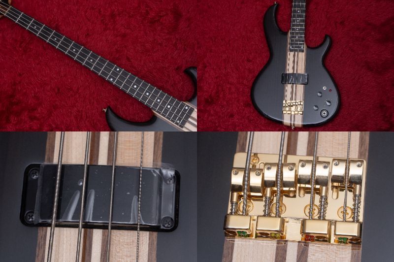 Ibanez GSR BASS チューナー付き ゼブラ柄 ブラック金属パーツ Ibanez
