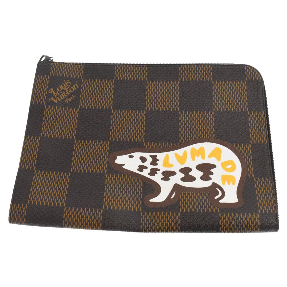 LOUIS VUITTON ポシェットジュールGM クラッチバッグ N60390 LOUIS VUITTON (ルイヴィトン) ×NIGO LVMADE ポシェット