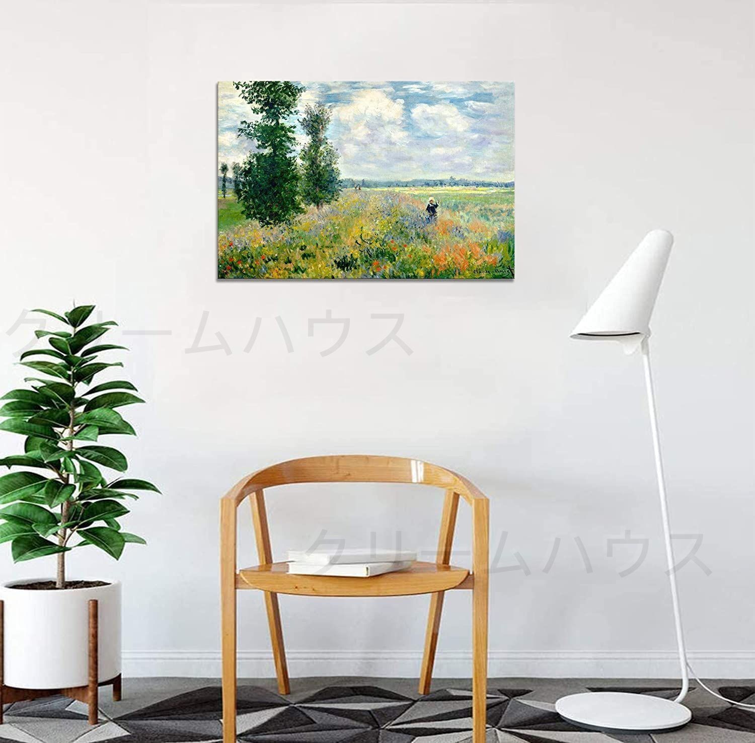 ラスト1点】木枠付きの完成品 壁掛け 風景 複製画 (30x40cm