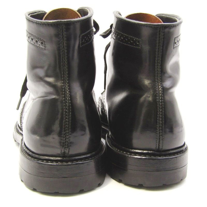 Alden Vチップブーツ ブラックコードバン US6.5D Alden Vチップブーツ ブラックコードバン US6.5D ALDEN: コード