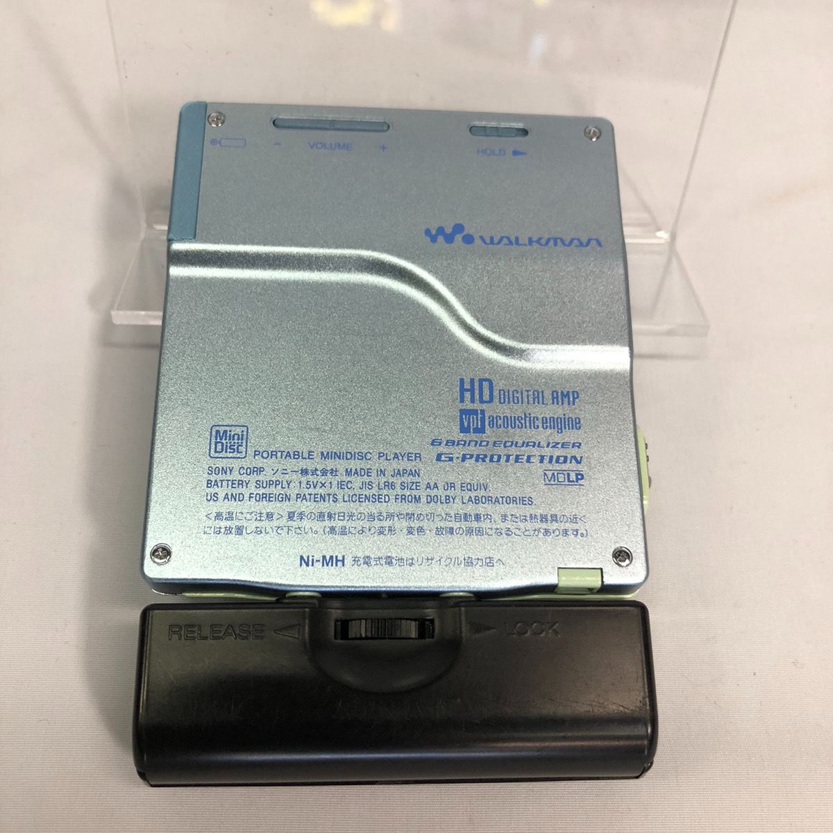 【中古品】SONY ソニー MZ-E720（L） ブルー ポータブルミニディスクプレーヤー MDLP対応 （ポータブルMDプレーヤー/MD再生専用機/MDウォークマン）