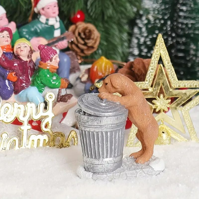 ガーデンオブジェ 犬 樹脂 ドッグ アニマル ガーデンオーナメント 置物