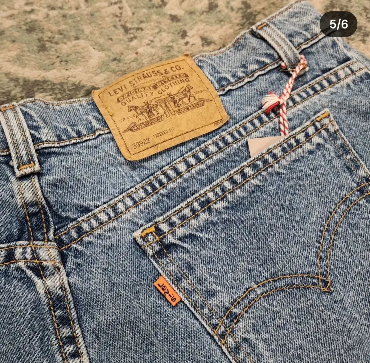 90s USA LEVI S リーバイス オレンジタブ デニムハーフパンツ