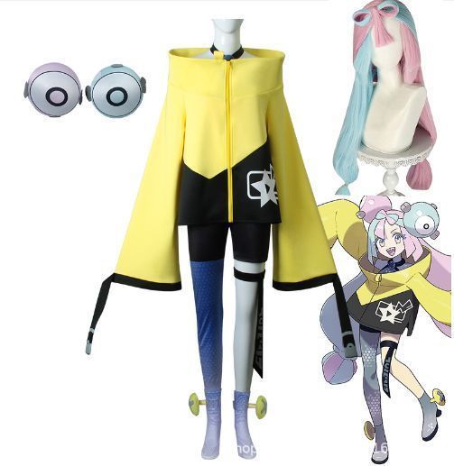 ウイッグ付き ポケットモンスター スカーレット ナンジャモコスプレ キャラ 人気 アニメcosplay イベンド ハロウィン 仮装 文化祭 コスチューム ステージ服 変装 演出服