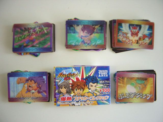 ♯iqv13AtイナズマイレブンGO爆熱ステッカーコレクション5種 - メルカリ