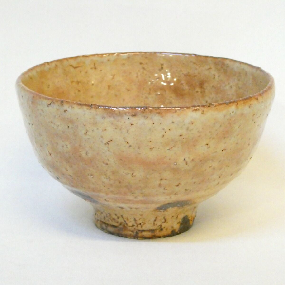 萩の名工】十二代 田原陶兵衛作 萩茶碗 萩焼 高級茶道具【中古 美品