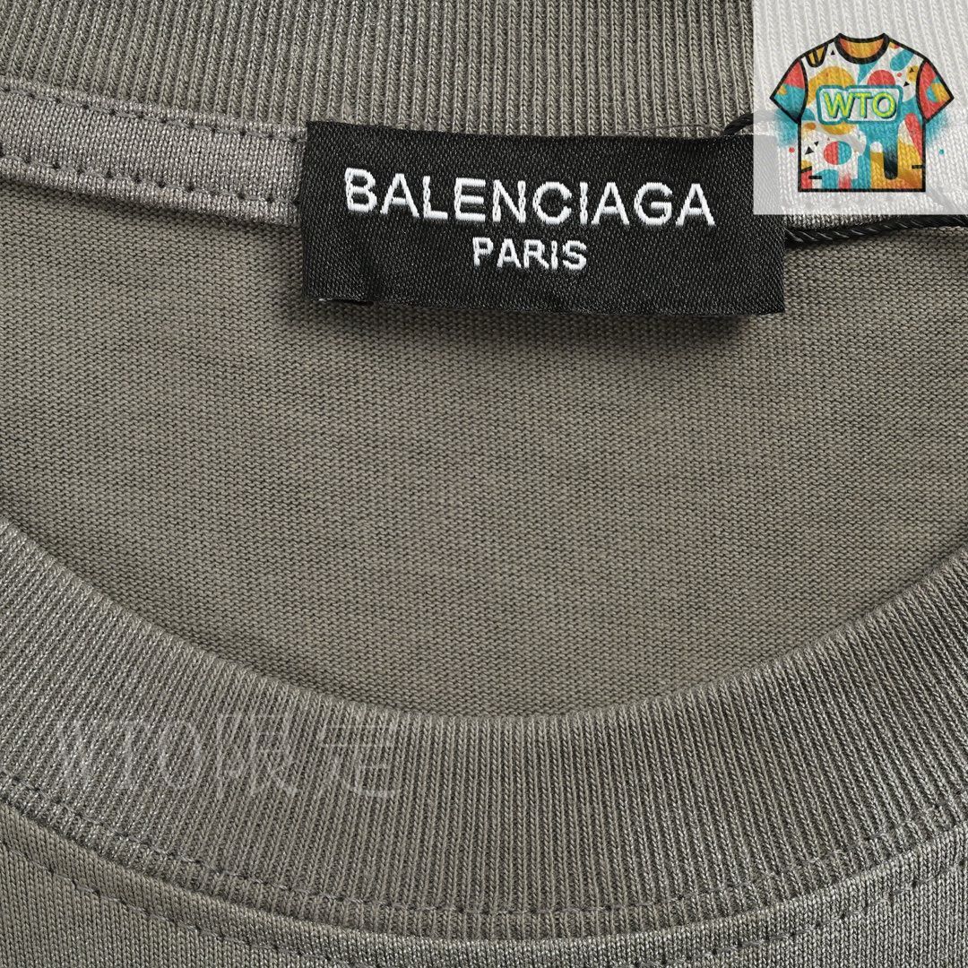 バレンシアガ シャツ 今日WTO】Balenciaga バレンシアガ 24ss コーラ刺繍ヌード染め T
