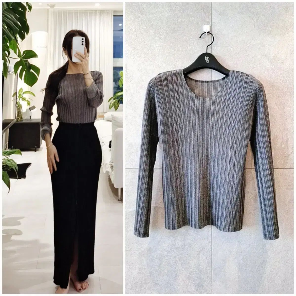 極美品✨ PLEATS PLEASE イッセイミヤケ カットソー ハイネック 美品 PLEATS PLEASE イッセイミヤケ ハイネックブラウス