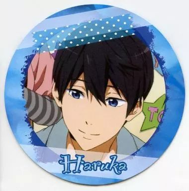 中古】コースター(キャラクター) 七瀬遙(微笑み) 「Free! PVC