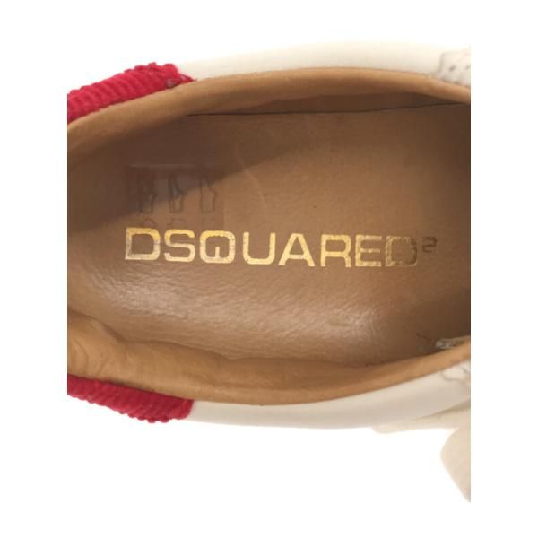 DSQUARED2ディースクエアード刺繍デザインローカットスニーカー