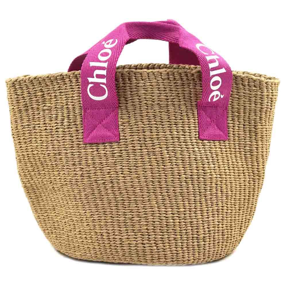 クロエ キッズ バッグ ハンドバッグ かごバッグ レディース ピンク Chloe Kids x Mifuko KID GIRL PINK C 20045-49 L-PINK