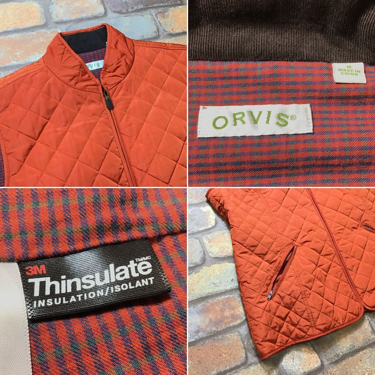 ME7-635☆USA古着&正規品☆状態◎【ORVIS オービス】中綿(シンサレート 