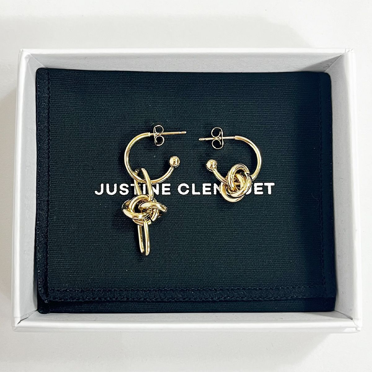 新品】ジュスティーヌクランケ ピアス 2個セット Justine Clenquet 