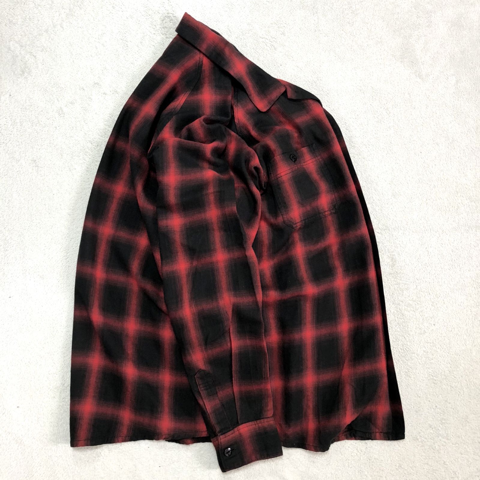 CHALLENGER L/S CHECK WORK SHIRT ワークシャツ オープンカラー
