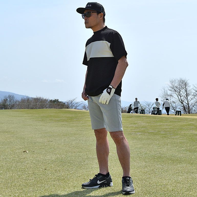 送料無料 廃盤処分品/アウトレット ロイヤルブルー XL XXL XXXLサイズ【COMONGOLF/コモンゴルフ】ストレッチポンチスウェット素材ローライズゴルフショートパンツ(CG-S23016)ゴルフウェア メンズ 春 夏 ハーフパンツ パシャ売り S-S