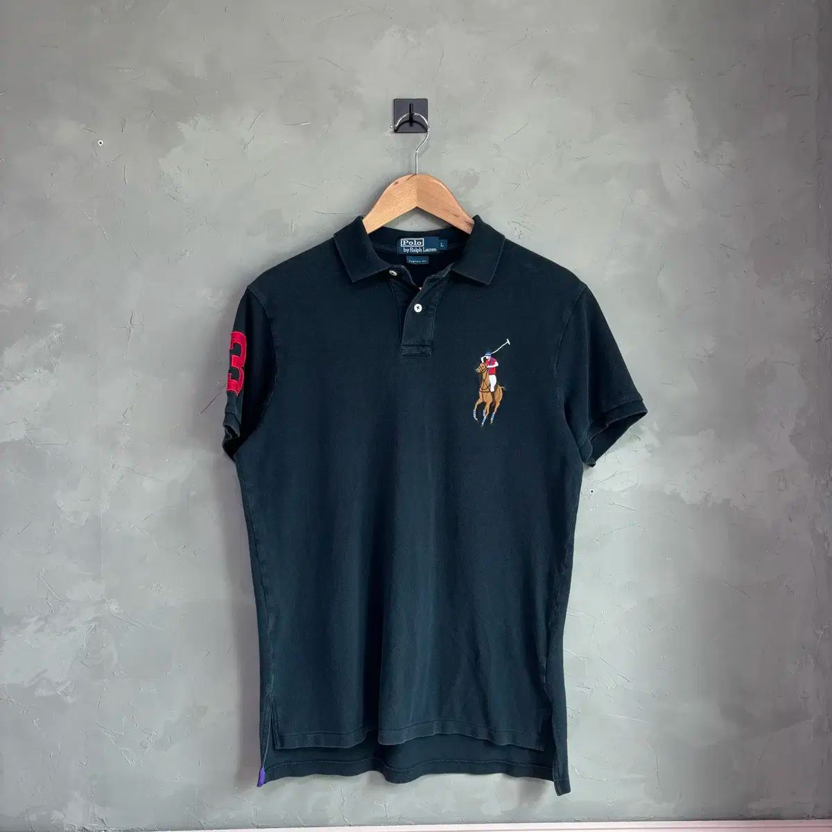 Polo Ralph Lauren POLO ポロシャツ 半袖 黒 ビッグポロ POLO RALPH LAUREN ポロ ラルフローレン ポロシャツ 半袖 メンズ