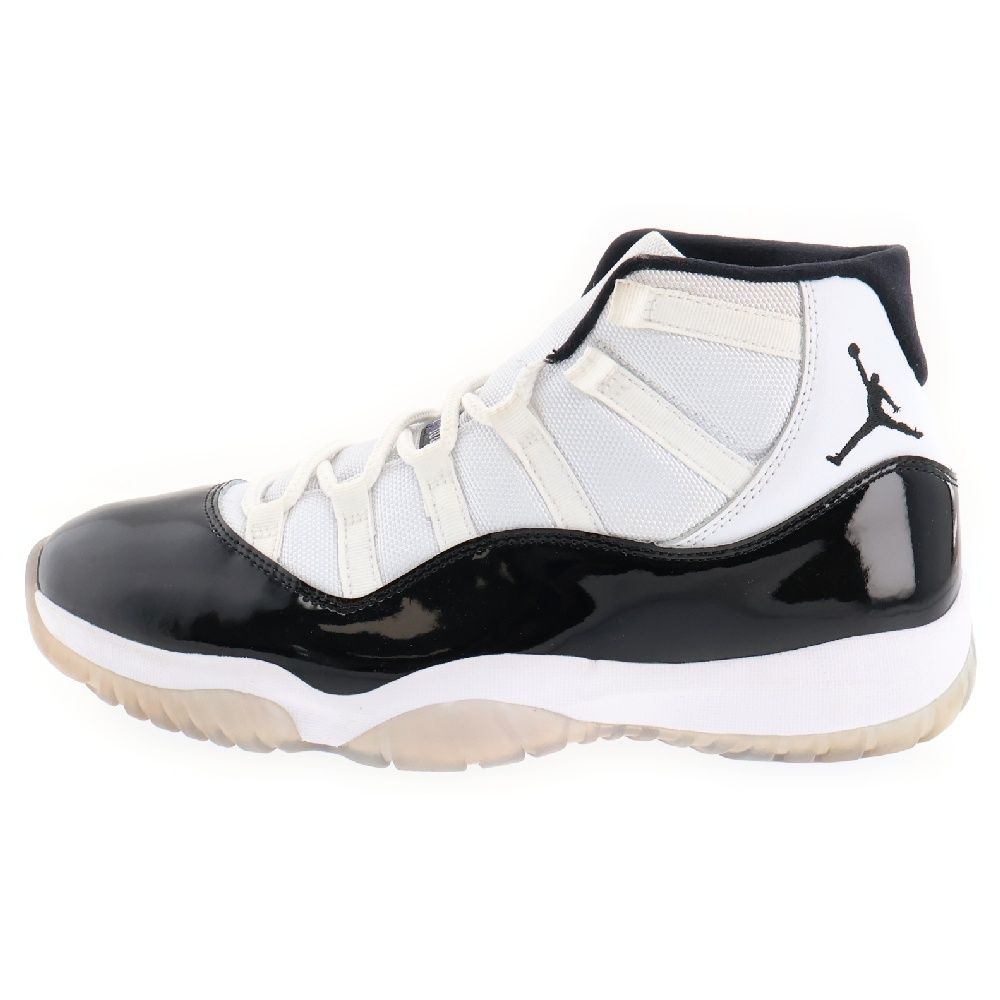 NIKE (ナイキ) AIR JORDAN 11 RETRO CONCORD 2018 エアジョーダン11 レトロ コンコルド ハイカットスニーカー  378037-100 ホワイト/ブラック US10.5/28.5cm - メルカリ