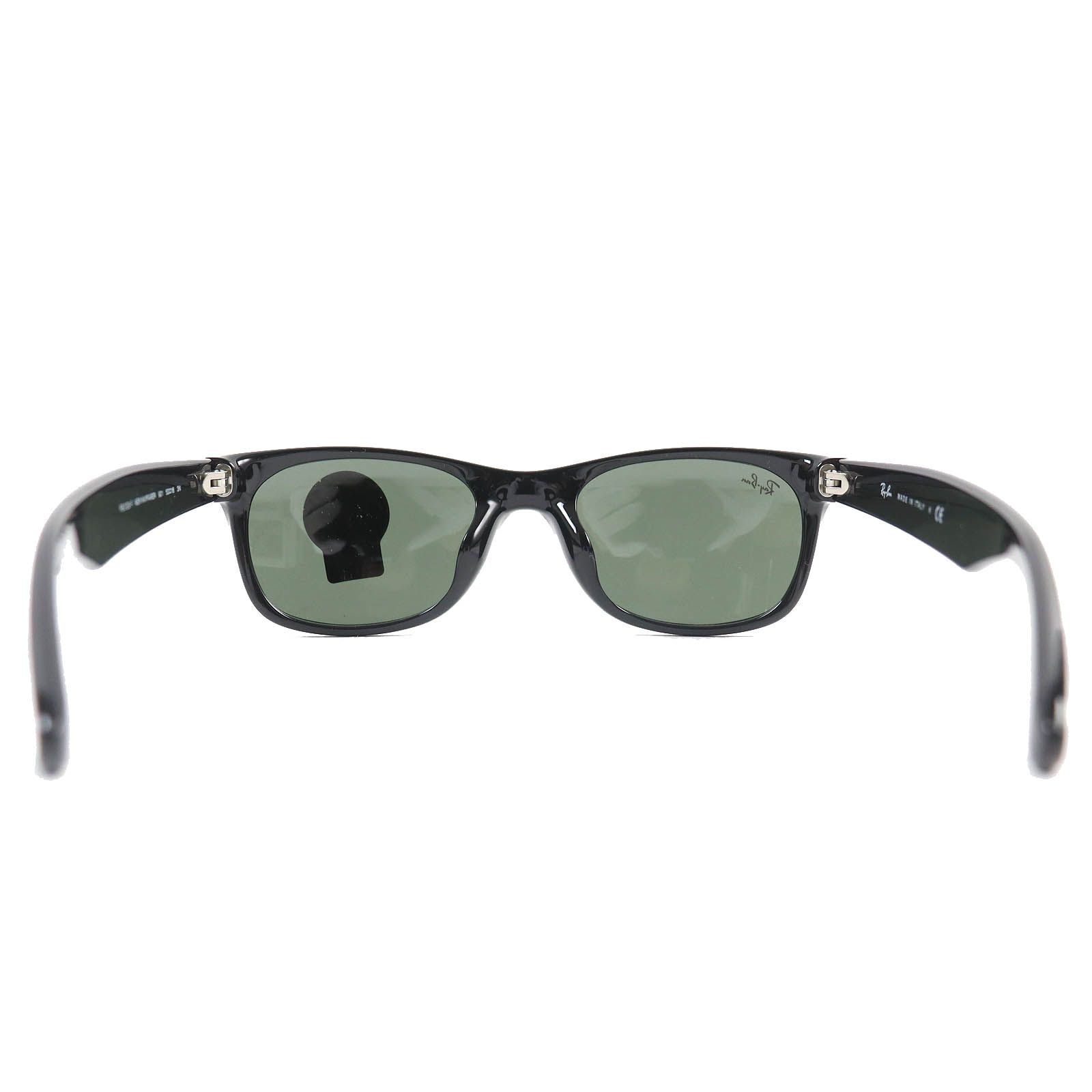 未使用品△Ray-Ban レイバン RB2132-F NEW WAYFARER ニューウェイファーラー サングラス アイウェア ブラック 52□18  イタリア製 メンズ オススメ◎