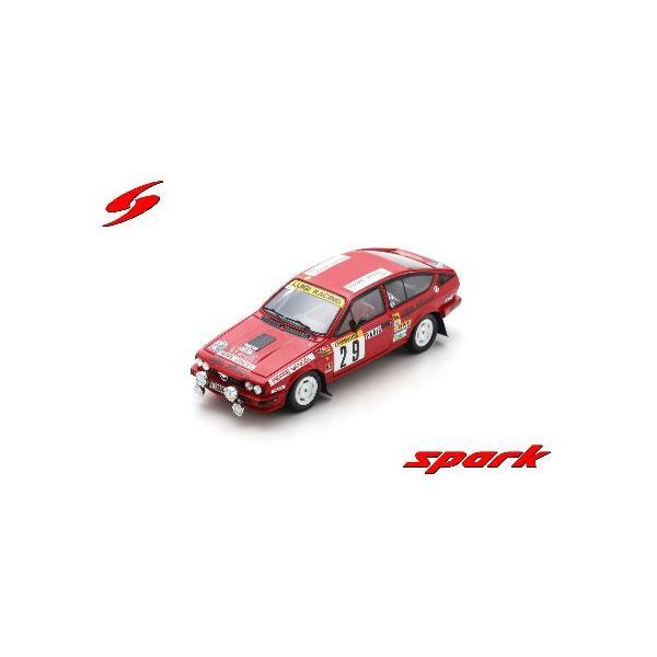 7営業日以内発送 SPARK JAPAN 9580006993540 S9354 1 43 Alfa Romeo GTV6 No．29 15th Rally Monte Carlo 1983 Y． Loubert － 沖縄離島販売不可