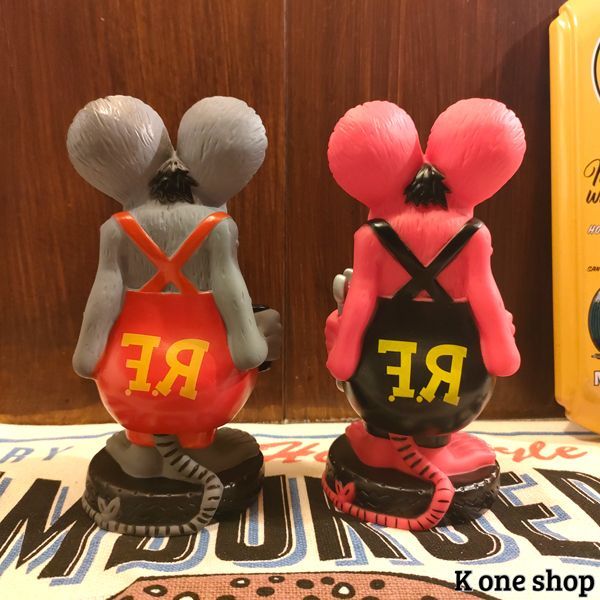 ラットフィンク 2体セット オイル缶工具 ボビングヘッド 】FUNKO
