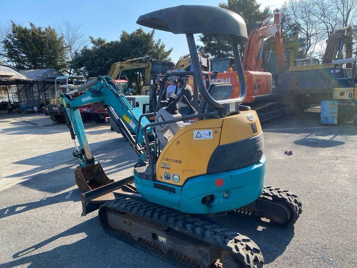 クボタ ミニユンボ U-20 油圧ショベル 操作パターン切り替え可能