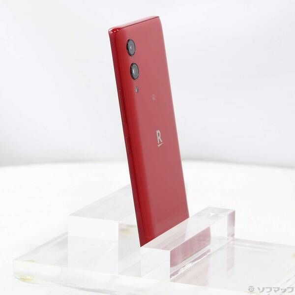 スマートフォン・携帯電話 〔品〕 Rakuten Hand 5G 128GB クリムゾン