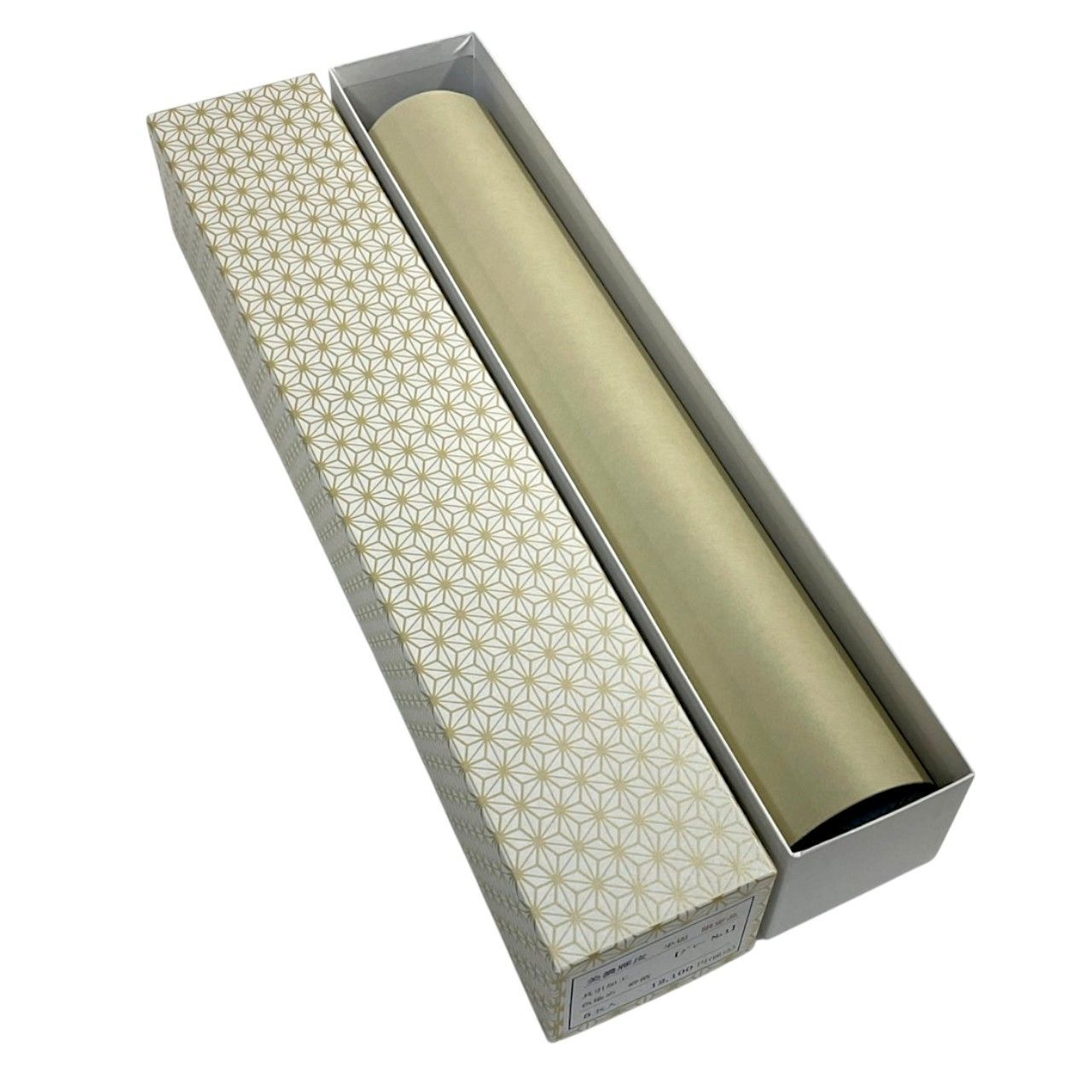 美濃雁皮 半切 グレー 具引加工 5枚入 | 砂箔入り モダン色染め 加工紙