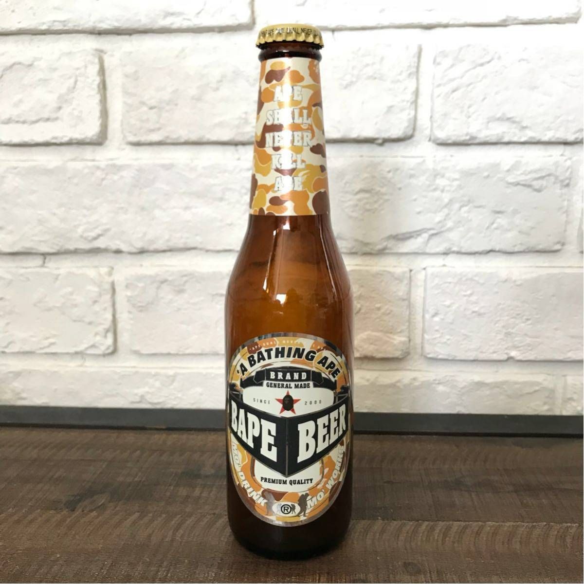新品 BAPE BEER ディスプレイボトル エイプ アベイシングエイプ BAPE BEER ディスプレイ ボトル a bathing ape NIGO エイプ ベイプ