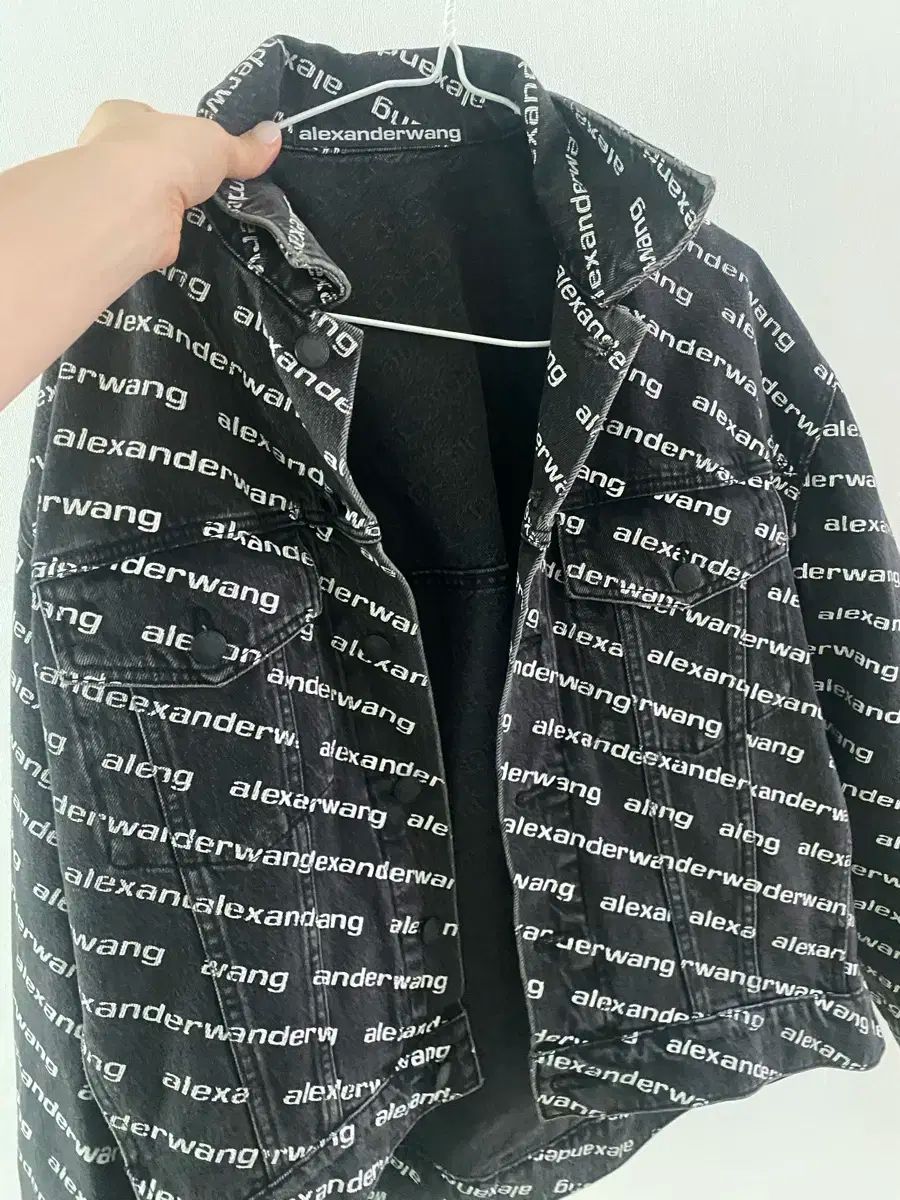 Alexander Wang(アレキサンダーワング) ロゴ デニムジャケット