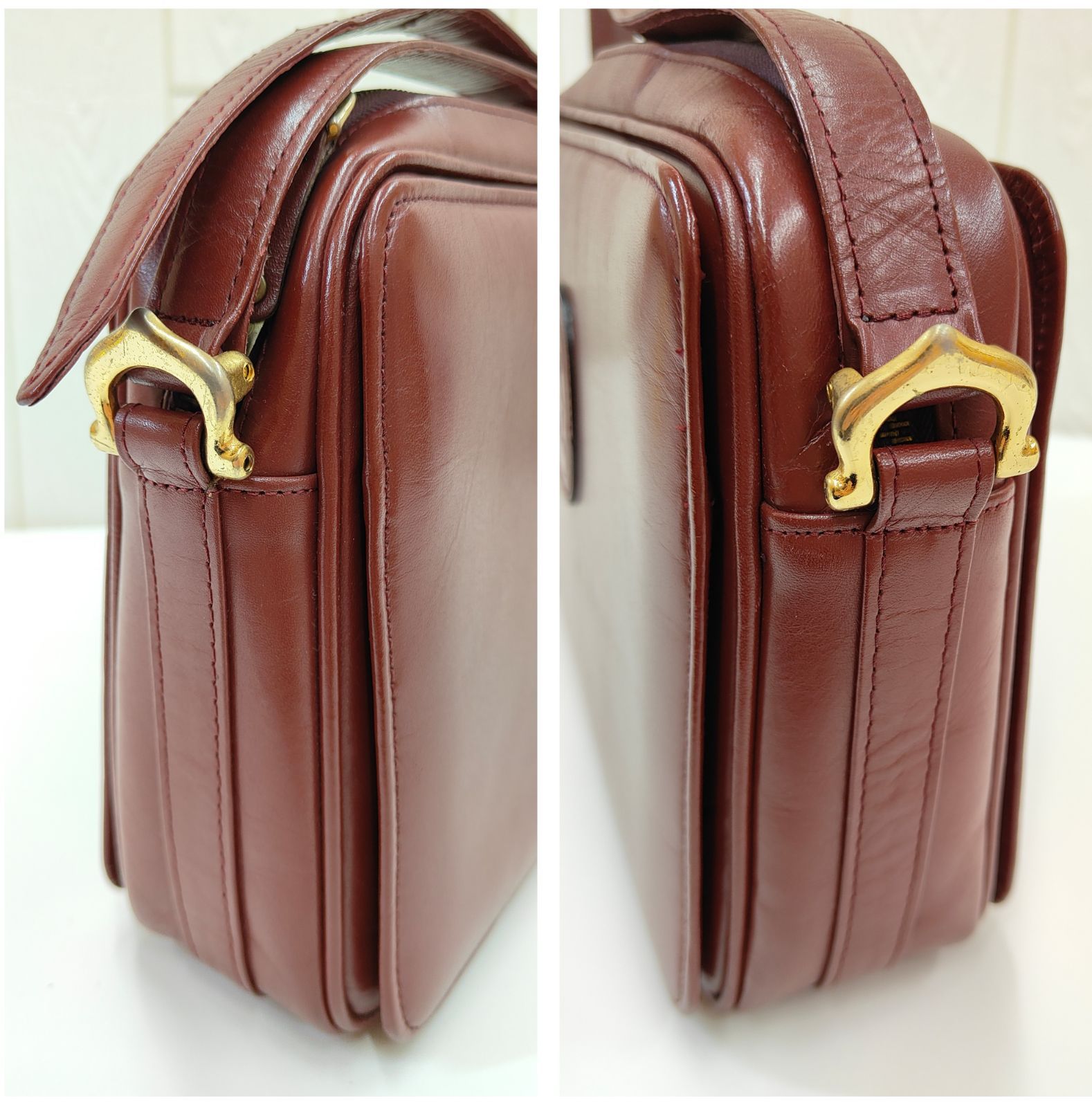 ヴィンテージ 外観美品】Cartier カルティエ ショルダーバッグ