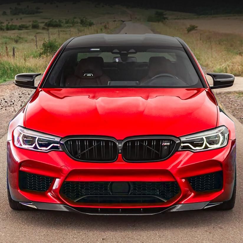BMW F90 M5 前期 フロントリップスポイラー ピアノブラック エアロパーツ 2018-2020年対応