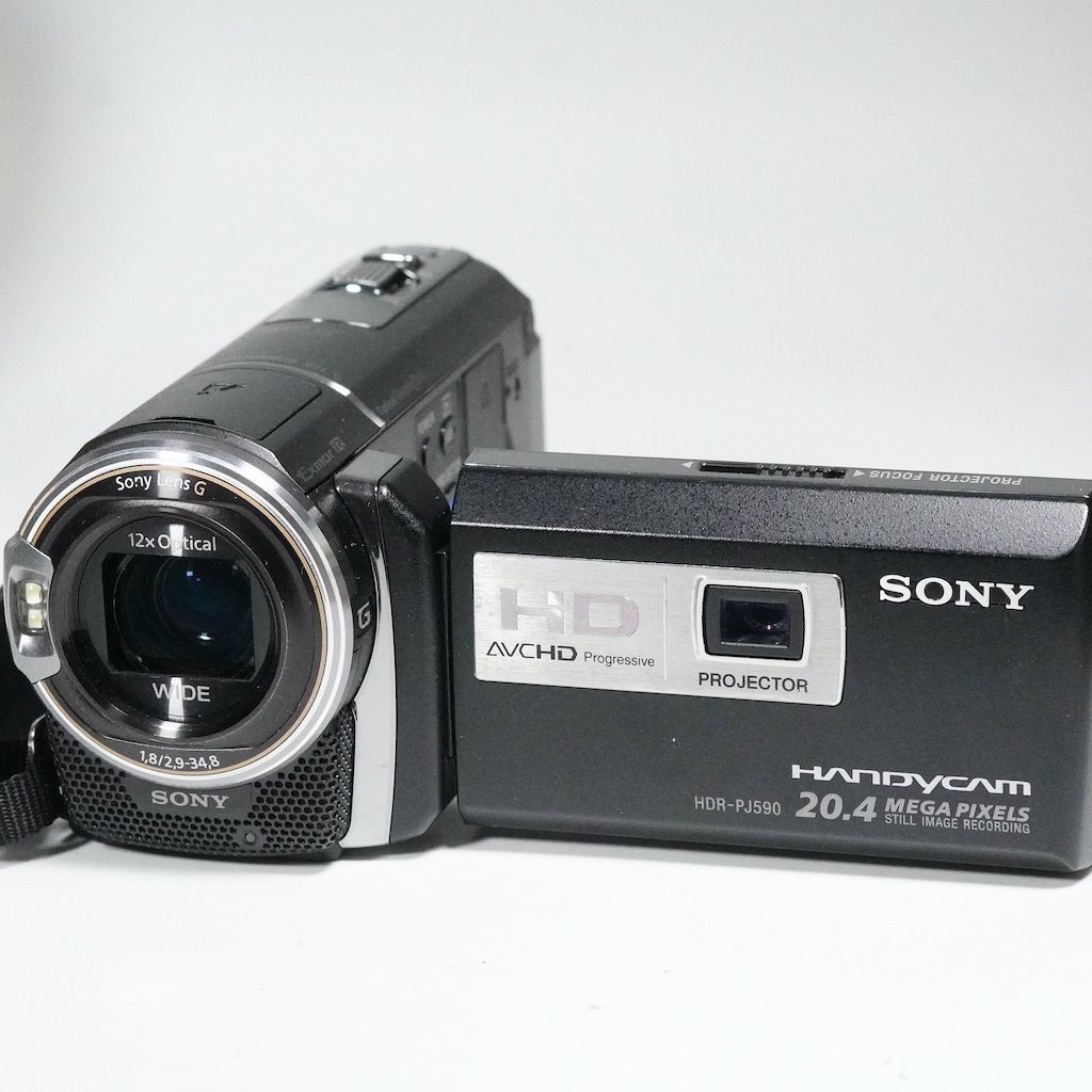 SONY ソニー HDR PJ 590 V ブラック 元箱 返金保証 2270