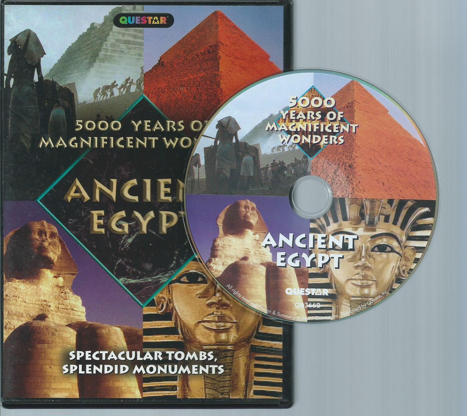 5000 Years of Magnificent Wonders: Ancient Egypt [DVD](品)