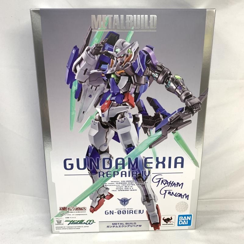 L BUILD ガンダム エクシアリペアIV 未開封 輸送箱未開封 伝票跡無し METAL BUILD ガンダムエクシアリペアIV