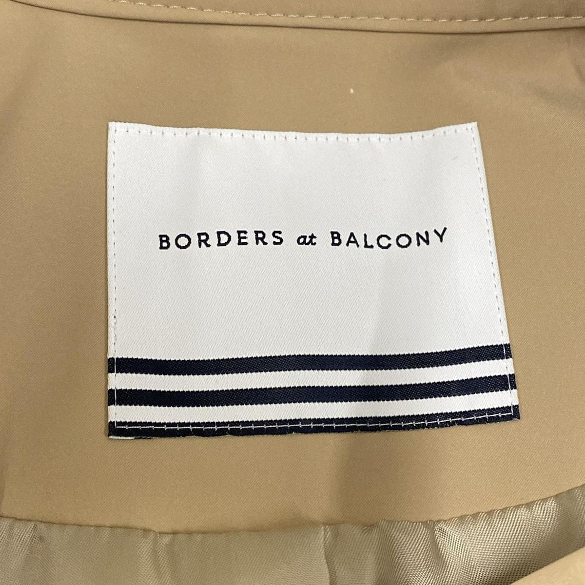 BORDERS at BALCONY(ボーダーズアットバルコニー) トレンチコート  