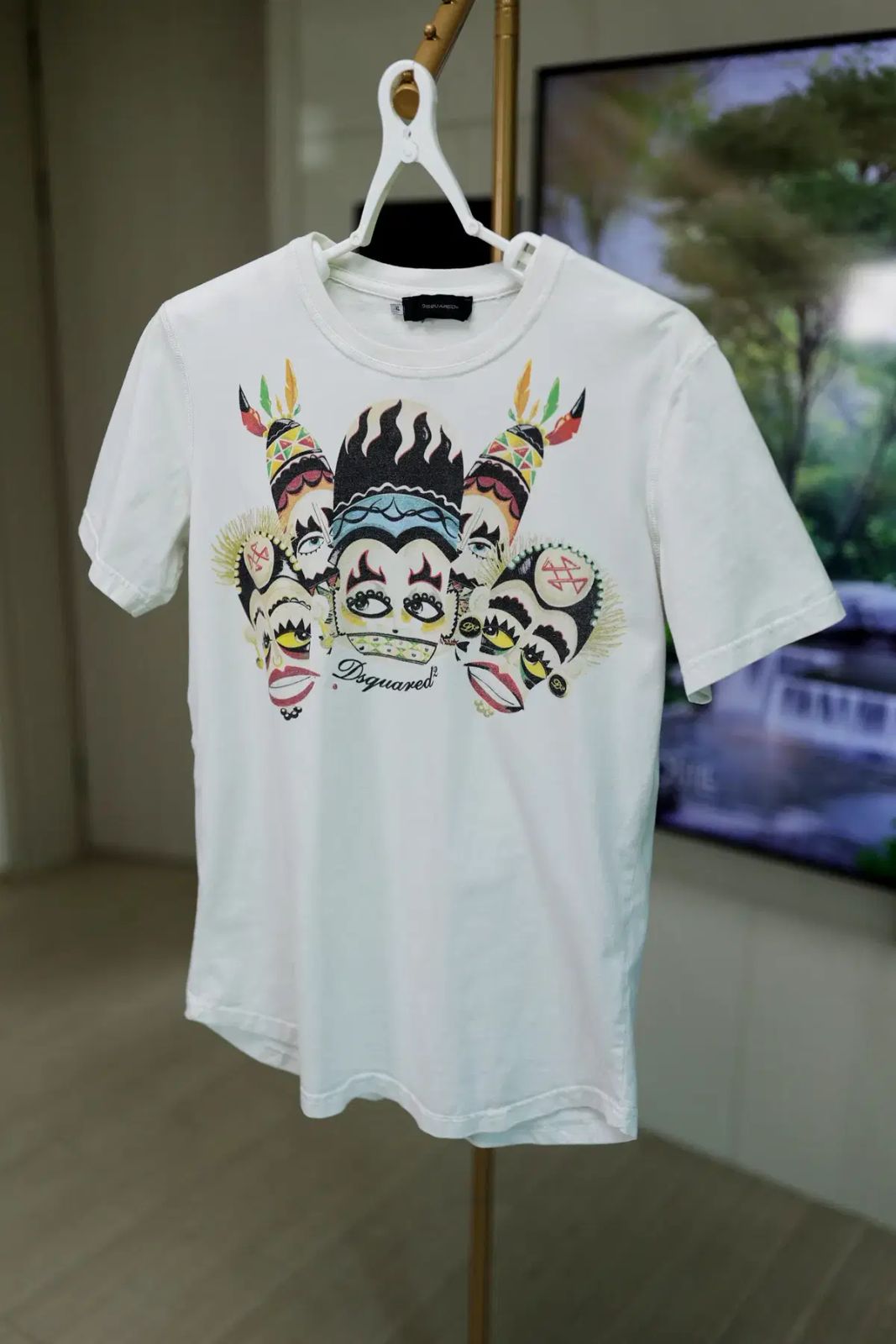 DSQUARED2 ディースクエアード2 2 呼吸用保護具 グラフィック 半袖T M