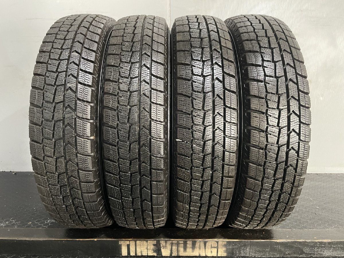 DUNLOP WINTER MAXX WM02 145/80R13 13インチ スタッドレス 4本 バリ溝 モコ キャロル フレアワゴン ルクラ等　(MTQ285)