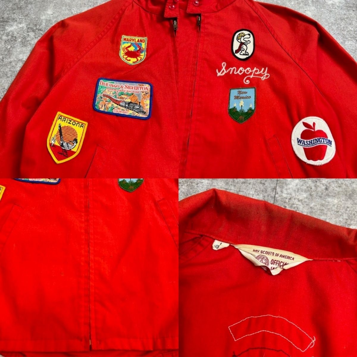 70's BOY SCOUTS OF AMERICA ヴィンテージジャケット VTG 1960s-70s Boy Scout Jacket w/ 16 Patches Queens NY BSA