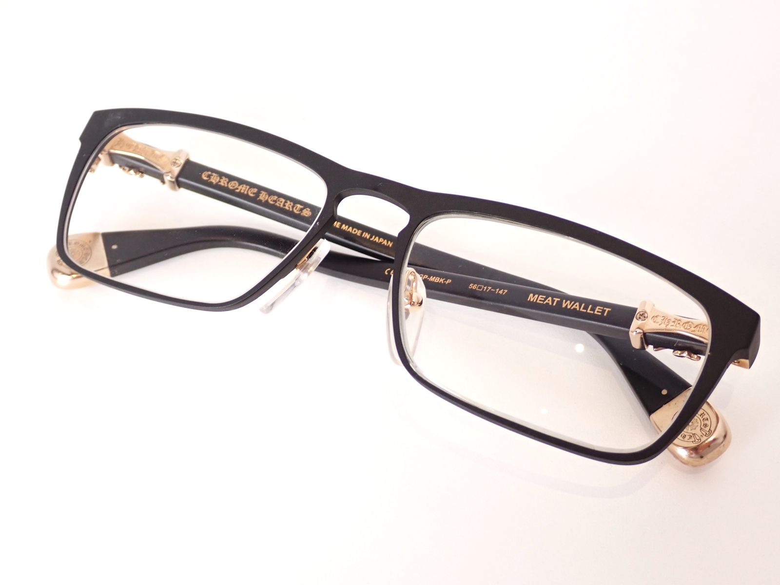 CHROME HEARTS メガネ　MEAT WALLET CHROME HEARTS クロムハーツ MEAT WALLET アイウェア Shiny