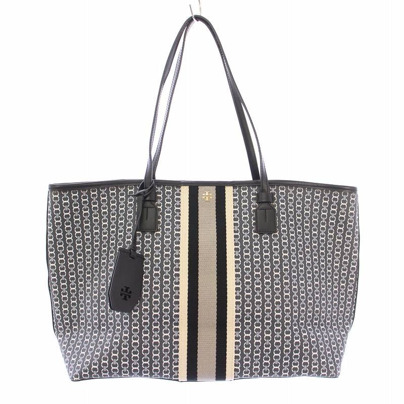 *Tory Burch* ロゴチャームキャンバストートバッグ Amazon | TORY BURCH(トリーバーチ) トリートートバッグ ダブルT