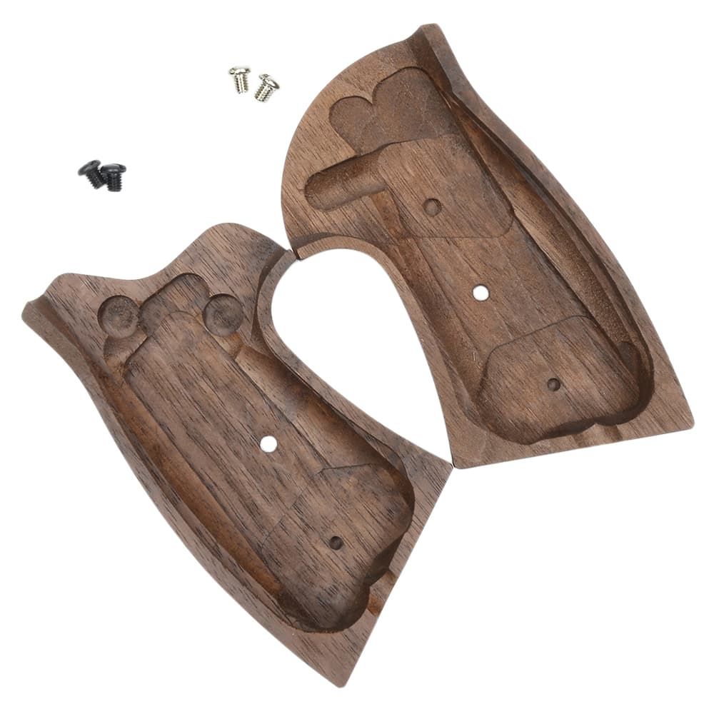 マルシン ガングリップ ANACONDAシリーズ共通 チェッカー木製グリップ