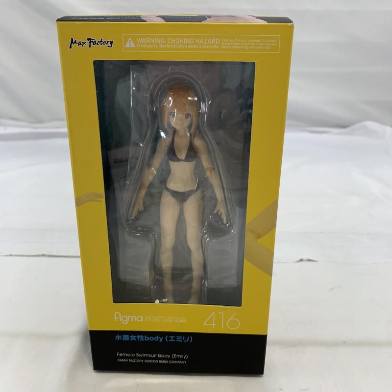 中古】開封)MaxFactory figma 416 水着女性body(エミリ